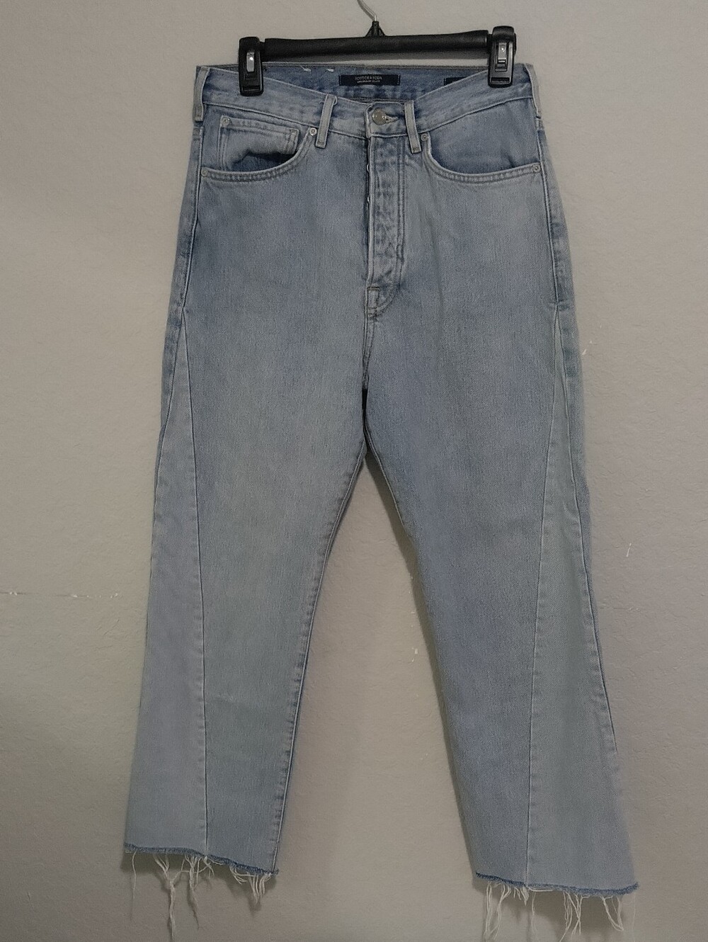 Scotch & Soda Blue Denim Jeans with Gold Stitching